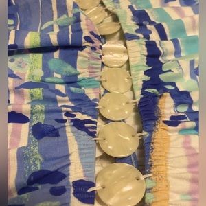 Lily Pulitzer long strapless dress